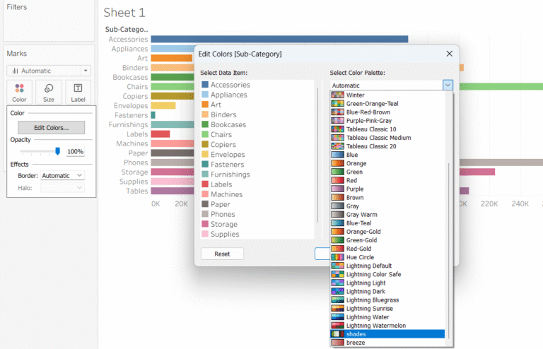 Custom Color Palette